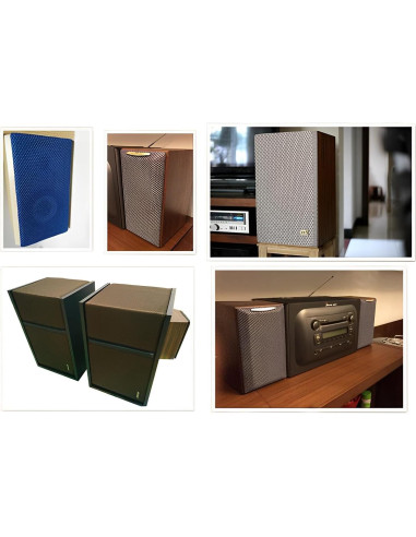 Tela de Rejilla Acústica UISKOOPW 139.7x50.8cm Negra