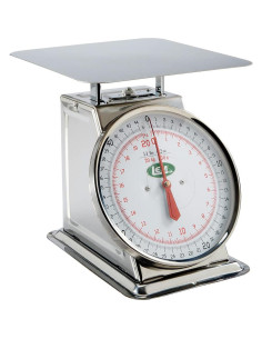 Balanza Mecánica LEM de Acero Inoxidable 20.32 cm + Forros 25-Cuenta 2