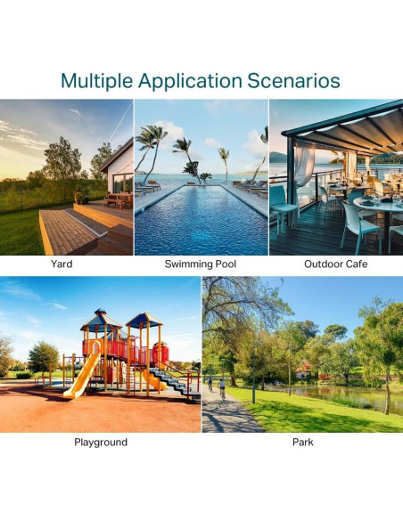 Punto de Acceso WiFi 6 TP-Link EAP610-Outdoor Doble Banda