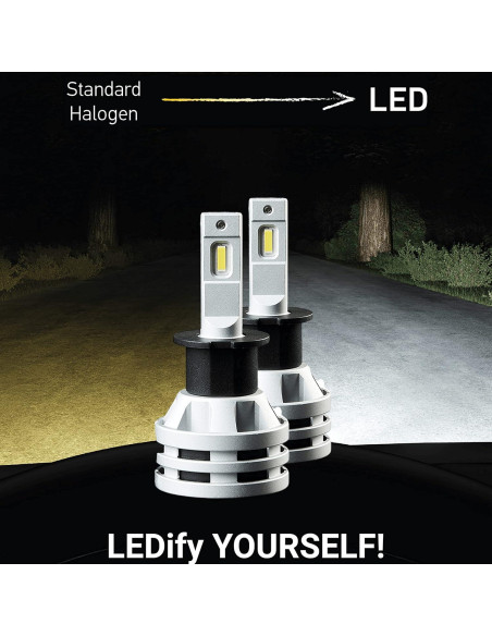 Bombillas LED Hella H3 Luz de Niebla 6500K - Paquete de 2