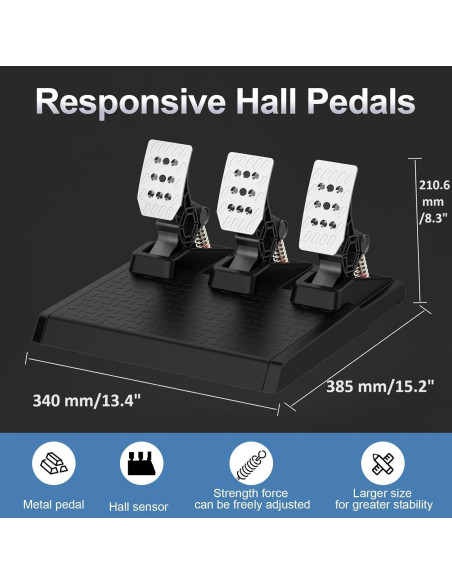 Rueda de Carreras DOYO R808A 1080 Grados para Xbox y PS4