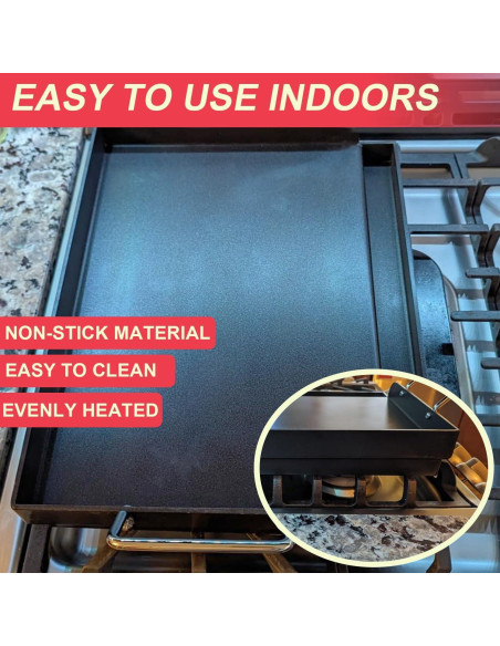 Plancha Universal para Parrillas de Gas DcYourHome 43x33cm