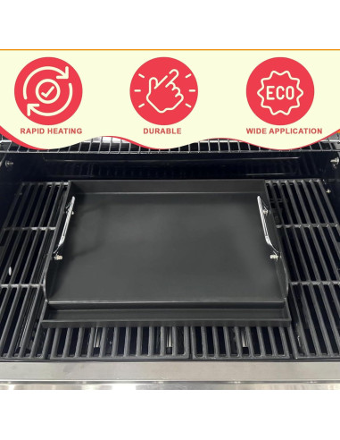 Plancha Universal para Parrillas de Gas DcYourHome 43x33cm