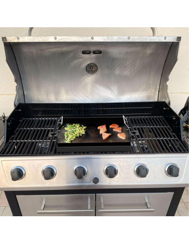 Plancha Universal para Parrillas de Gas DcYourHome 43x33cm