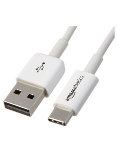 Cable de Carga Rápida USB-C a USB-A Amazon Basics 1.8m
