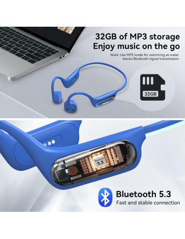 Auriculares de Conducción Ósea KIM HOST BC3 PRO 32GB IP68