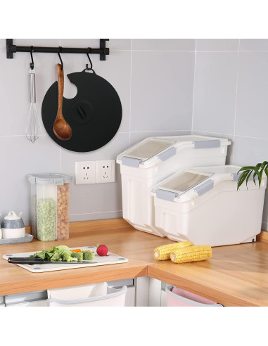 Tapa de Silicona para Cocción Sous Vide Hescred 30 cm Negra