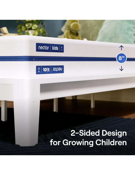 Colchón Twin Nectar Kids 20.32 cm - Doble Lado para Niños
