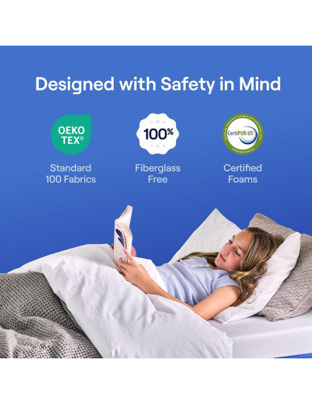 Colchón Twin Nectar Kids 20.32 cm - Doble Lado para Niños