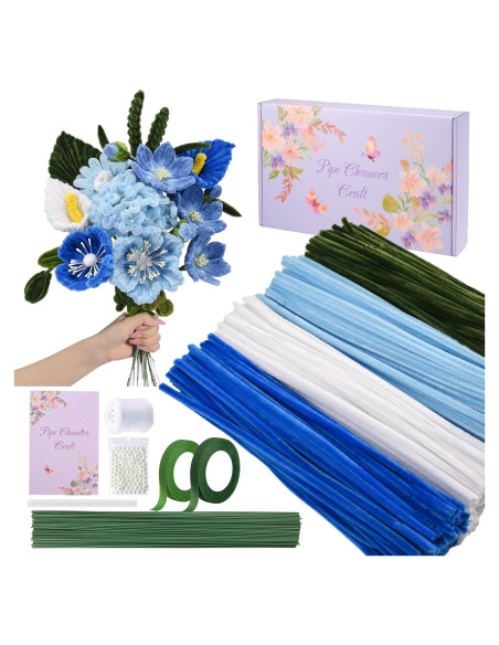 Juego de 400 Piezas Limpiapipas LansinLife DIY Manualidades