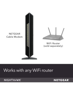 Módem de Cable NETGEAR Nighthawk CM1200 DOCSIS 3.1 2 Gbps 2