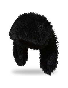 Gorro de Conejo Difuso Y2K HENWASAI para Mujeres - Peludo