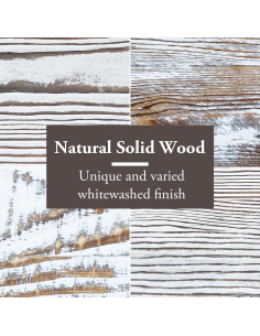 Soporte para Monitor y Laptop MyGift de Madera Blanqueada 2 Niveles 2