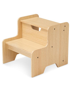 Taburete de Madera para Niños Melissa & Doug - Natural 2 Escalones