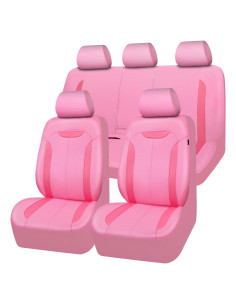 Funda de Asiento de Coche CAR PASS Rosa Ajuste Universal