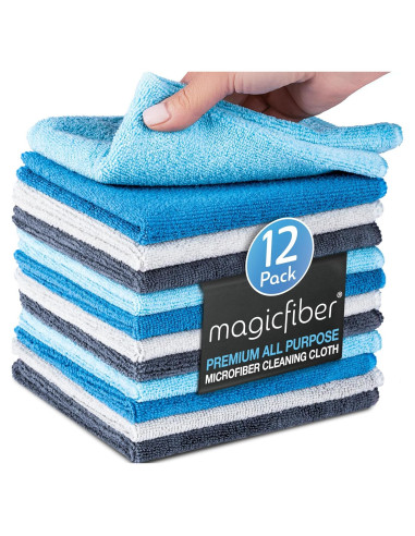 Paño de limpieza de microfibra MagicFiber - Paquete de 12, 33x33cm