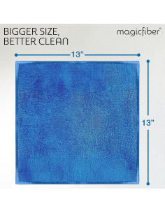 Paño de limpieza de microfibra MagicFiber - Paquete de 12, 33x33cm 2