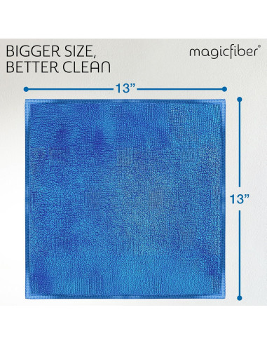 Paño de limpieza de microfibra MagicFiber - Paquete de 12, 33x33cm