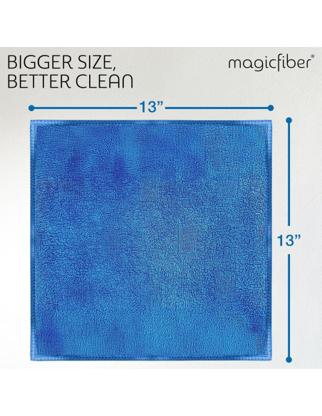 Paño de limpieza de microfibra MagicFiber - Paquete de 12, 33x33cm