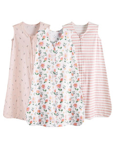 Saco de Sueño PHF para Bebés 0-6 Meses Algodón Orgánico Floral