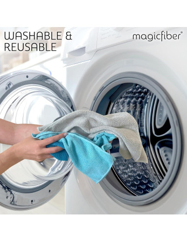Paño de limpieza de microfibra MagicFiber - Paquete de 12, 33x33cm
