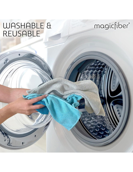 Paño de limpieza de microfibra MagicFiber - Paquete de 12, 33x33cm