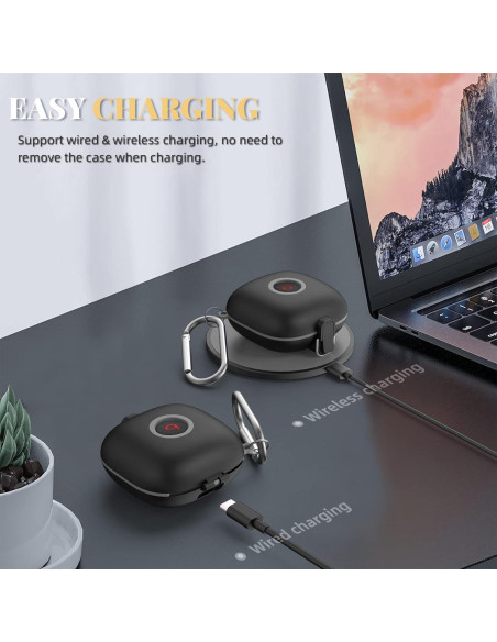 Funda de bloqueo WOFRO para Beats Fit Pro - TPU Negro