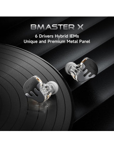 Auriculares In-Ear BASN BmasterX 6 HiFi con Aislamiento de Ruido 2