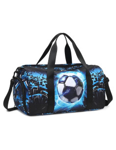 Bolsa de Deporte para Niños Azul 23L Impermeable con Compartimentos