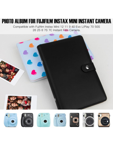 Álbum de Fotos 156 Bolsillos Veicevol para Fujifilm Polaroid