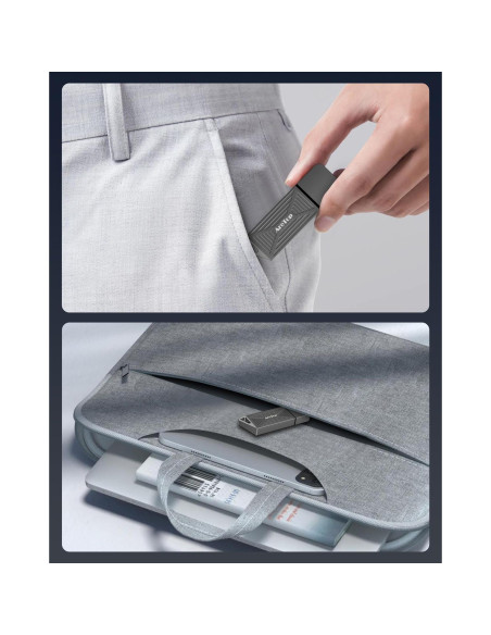 AreTop 64GB USB 3.2 Gen 1 Unidad Flash con Adaptador USB C AreTop 64GB USB 3.2 Gen 1 Unidad Flash con Adaptador USB C