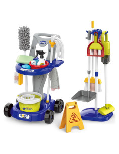 Juego de Limpieza para Niños Sotodik 29 Piezas Azul