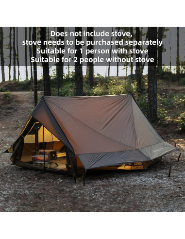 Tienda Caliente Dandelion Shell 006LX 2 Personas Impermeable