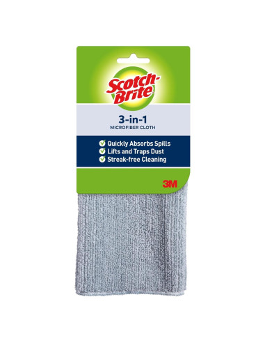 Paño de Cocina Microfibra 3-en-1 Scotch-Brite 29x31 cm