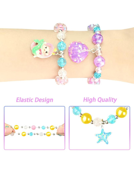 Kit de 6 Bombas de Baño de Sirena ZETONBNN con Juguetes Sorpresa