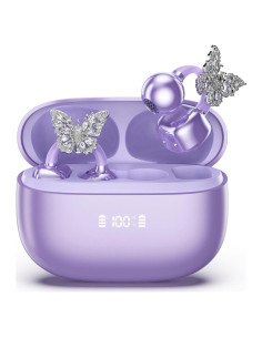 Auriculares Inalámbricos PAXA Clipbuds714 Morado 50H Bluetooth 5.4