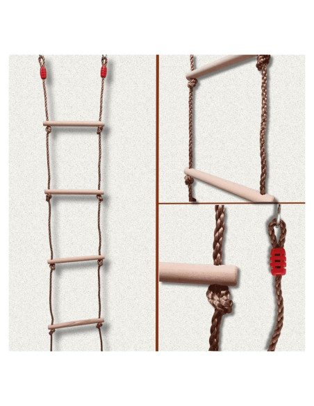 Escalera de Cuerda ISOP 2 m para Niños - Accesorios de Juego