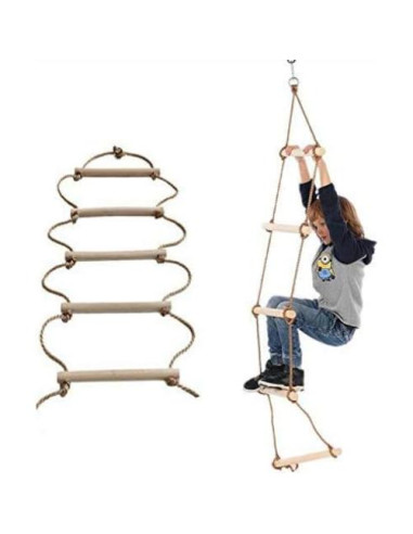 Escalera de Cuerda ISOP 2 m para Niños - Accesorios de Juego