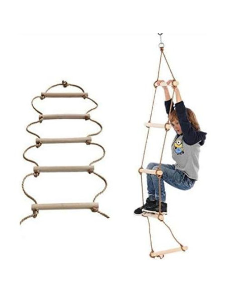 Escalera de Cuerda ISOP 2 m para Niños - Accesorios de Juego