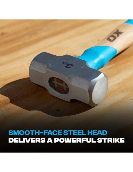 Martillo de Club OX 1.36kg Mango de Fresno Antideslizante