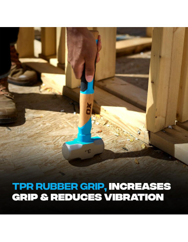 Martillo de Club OX 1.36kg Mango de Fresno Antideslizante