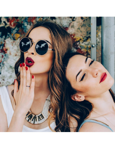 Anillo Fidget Antiansiedad WOSCCOWT Plata Esterlina S925 Azul