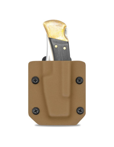 Funda Kydex Clip & Carry para Cuchillo Buck 110/112 - Marrón