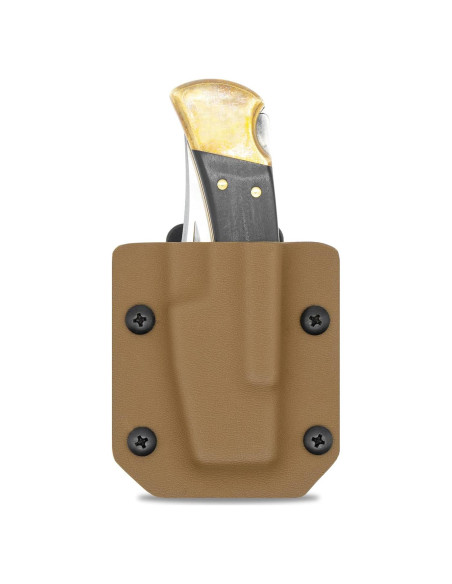 Funda Kydex Clip & Carry para Cuchillo Buck 110/112 - Marrón