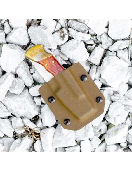 Funda Kydex Clip & Carry para Cuchillo Buck 110/112 - Marrón