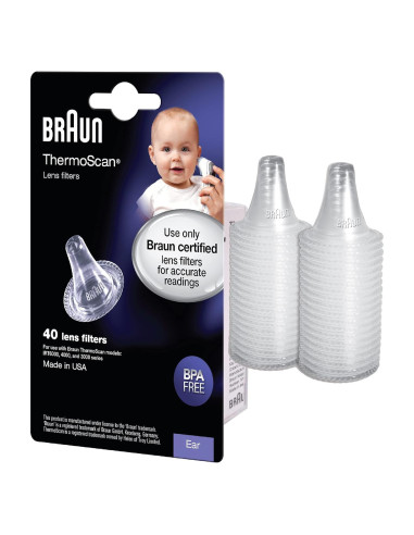 Filtros de Lente Braun ThermoScan 40 Cubiertas Desechables