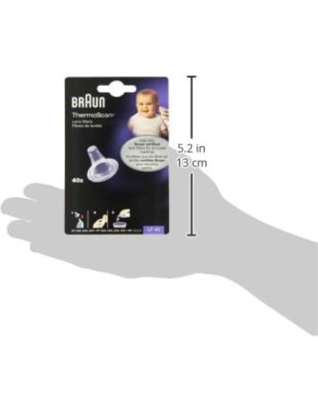 Filtros de Lente Braun ThermoScan 40 Cubiertas Desechables