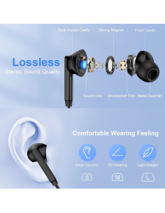 Auriculares con cable USB C Samsung Galaxy A16 S25 S24 S23 2