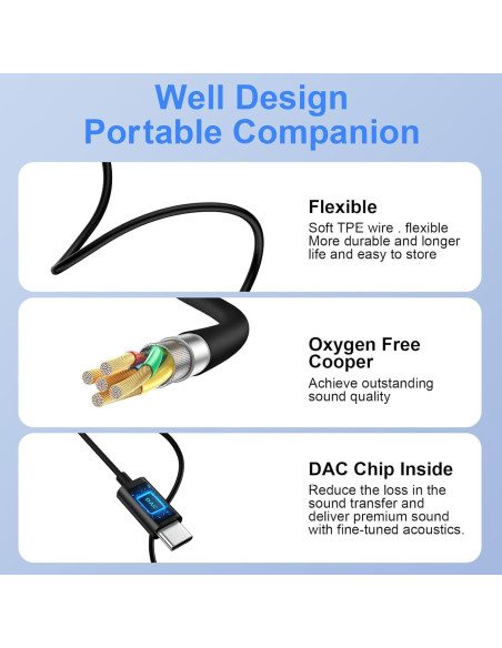 Auriculares con cable USB C Samsung Galaxy A16 S25 S24 S23