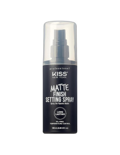 Spray Fijador de Maquillaje KISS 100 ml Acabado Mate Vegano